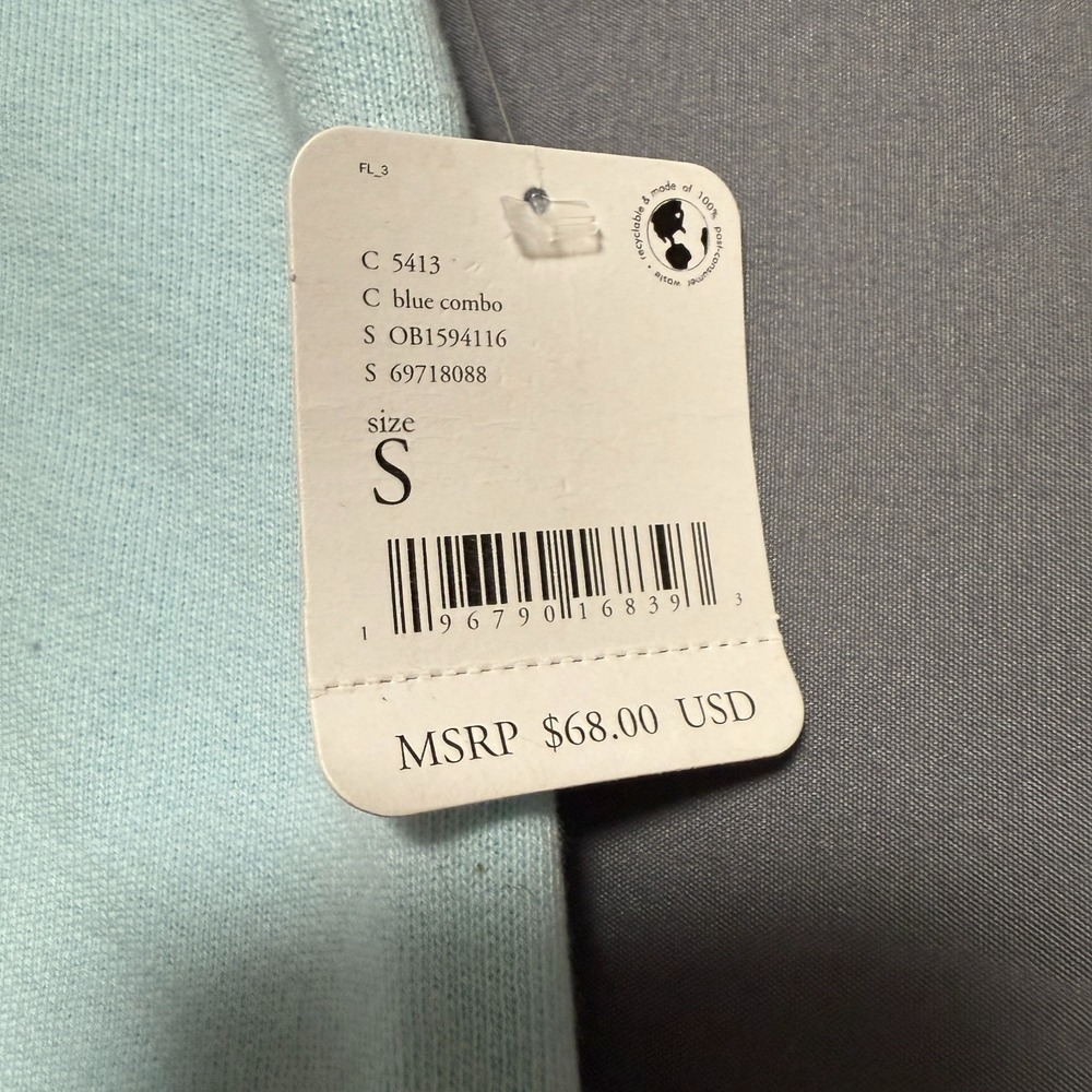 Free People Movement Graphic Tank Top Womens S Blue Athleisure Yoga Activewear - Picture 4 of 10